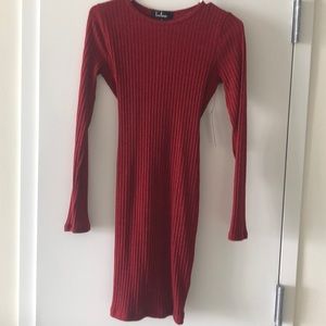 Lulu’s sweater dress. Pretty back. Never worn!